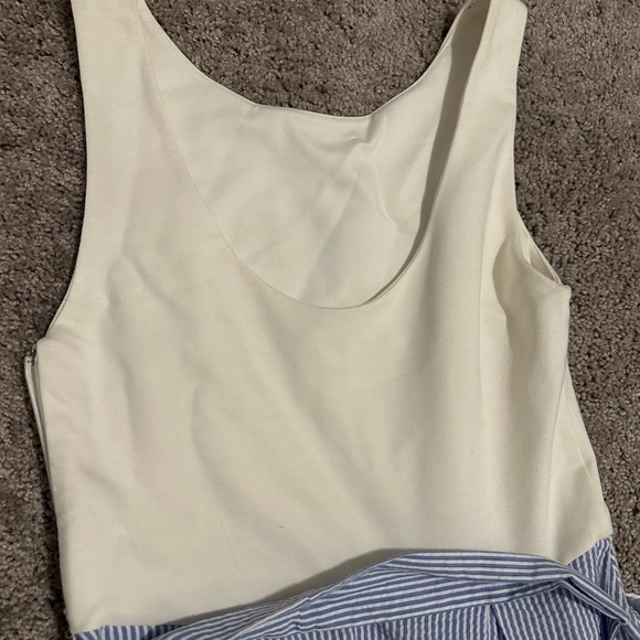 Hatch Striped Blue Dress Size 0 - Picture 8 of 10